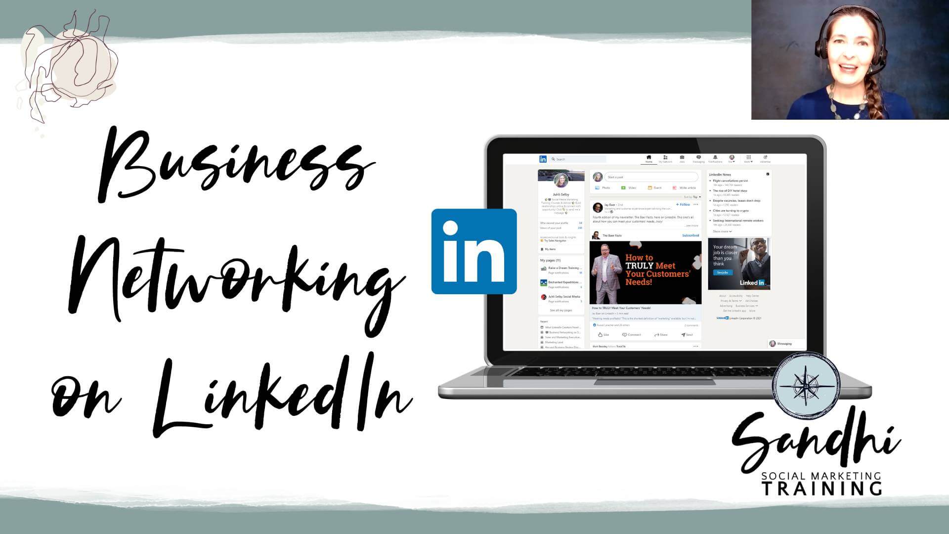 Business Networking on LinkedIn 4 week course with social media instructor Juhli Selby